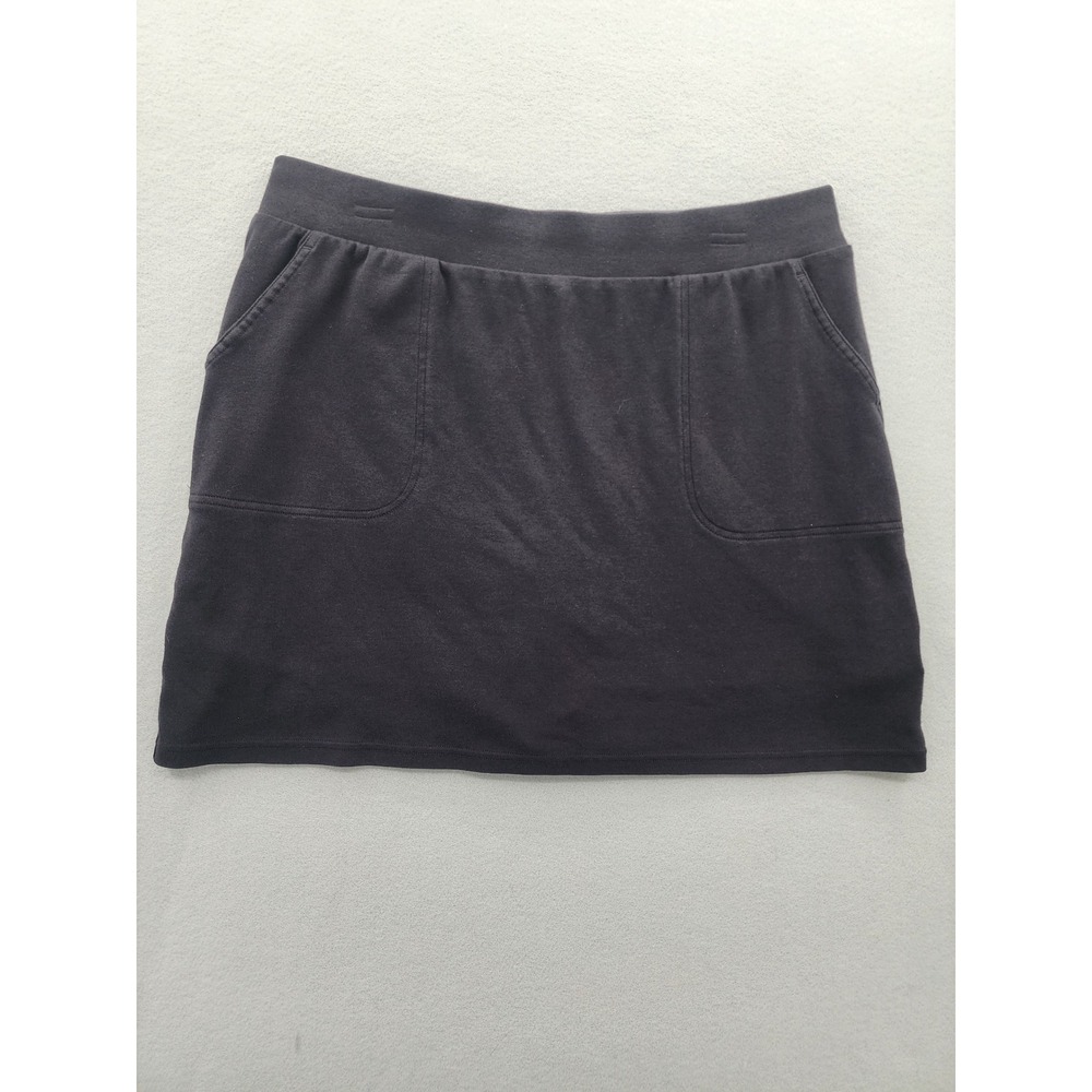 Croft & Barrow Black Skort Womens Large L Athletic Golf Tennis Skirt Shorts Mini